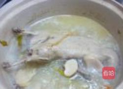 杏鲍菇馄饨麻鸭煲的做法图解7