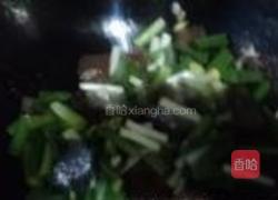 小葱炒猪血的做法图解5