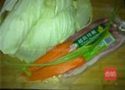 包菜培根卷的做法图解1