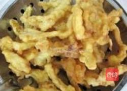 黄金咖喱炸蘑菇的做法图解8