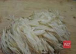 肉末咸菜黄豆芽的做法图解2