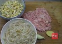 肉末咸菜黄豆芽的做法图解4