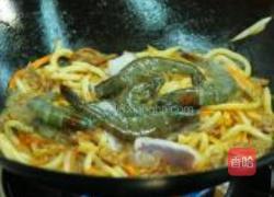 生炒三鲜乌冬的做法图解11