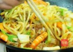 生炒三鲜乌冬的做法图解15