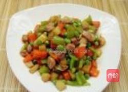 炒多彩丁的做法图解12
