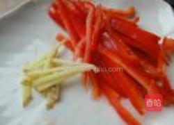 茭白肉丝炒毛豆的做法图解4