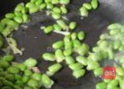 茭白肉丝炒毛豆的做法图解8