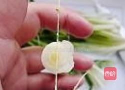 青蒜炒鸭血的做法图解3