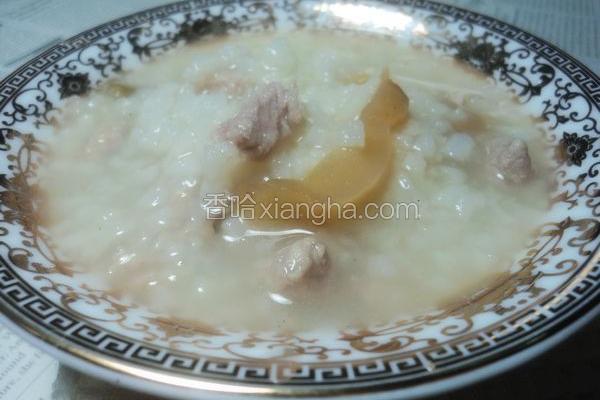 榨菜瘦肉粥