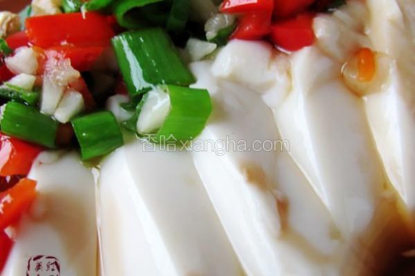 葱油拌豆腐