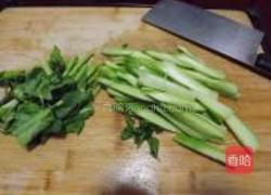 芥蓝双鲜的做法图解3