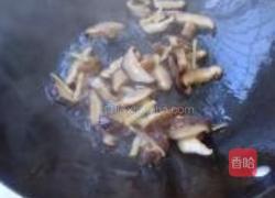 香菇炒鸭肾的做法图解4