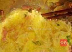 萝卜丝鸡蛋饼的做法图解2