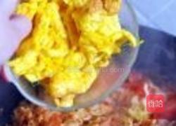 番茄鸡蛋炒卷心菜的做法图解11