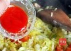 番茄鸡蛋炒卷心菜的做法图解9