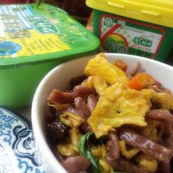 牛肉胡萝卜紫薯面的做法[图]