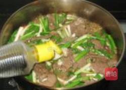 青蒜炒羊肝的做法图解8