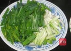 青蒜炒羊肝的做法图解2