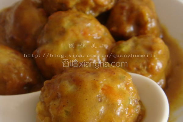 咖喱包菜丸
