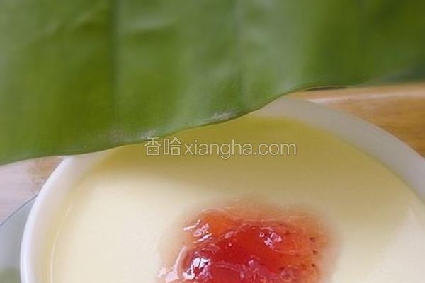 姜汁鲜奶炖蛋