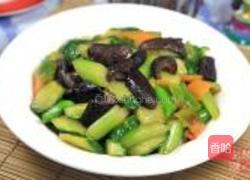 蚝油杂蔬炒海参的做法图解8