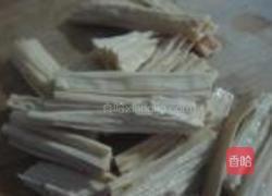 凉拌芹菜腐竹的做法图解4