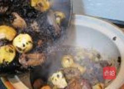 沙锅茨菇焖鹅的做法图解8