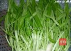 普宁豆酱炒空心菜的做法图解2