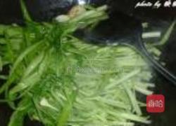 普宁豆酱炒空心菜的做法图解5