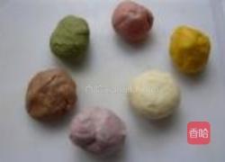 七彩蒸糕的做法图解6