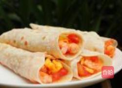 KFC鲜虾鸡蛋卷的做法图解18