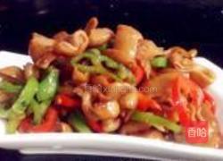 辣椒炒肥肠的做法图解6