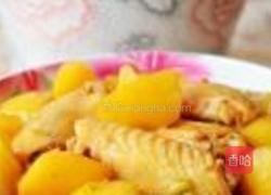 酱烧土豆鸡翅中的做法图解7