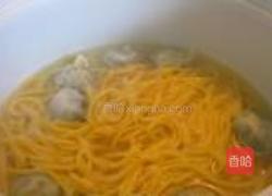白菜素云吞面的做法图解6