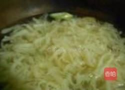 姜丝拌百叶的做法图解3