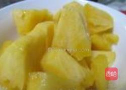 菠萝焖鸭的做法图解3