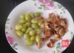 白果炒莴苣的做法图解2
