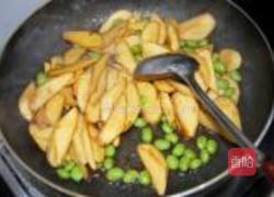 茭白炒毛豆籽的做法图解12