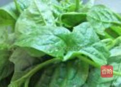 小炒爽滑腾菜的做法图解2
