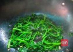 小炒爽滑腾菜的做法图解4