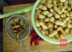 九味盐水花生的做法图解1