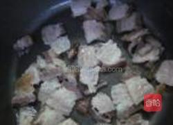 豌豆角炒腊肉的做法图解2