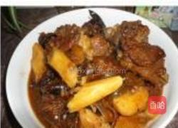 山药香菇烧排骨的做法图解7