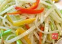 清炒甜椒土豆丝的做法图解5