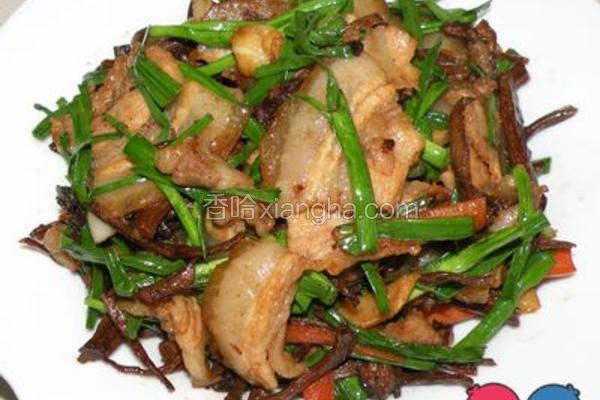 茶树菇炒肉