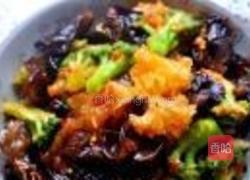 蒜茸双耳西兰花的做法图解7