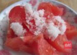 糖拌西红柿的做法图解4