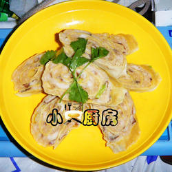 香菇鸡肉干豆腐卷的做法[图]
