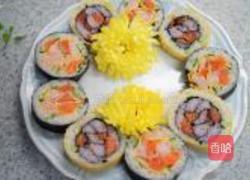 玫瑰花寿司的做法图解12