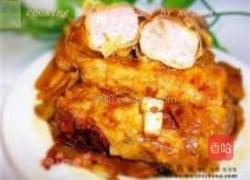 红烧腐竹酿肉的做法图解15